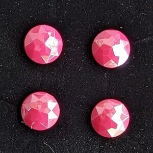MAGNETIC NUMBER PINS "PINK FACET" set of 4 New In Box